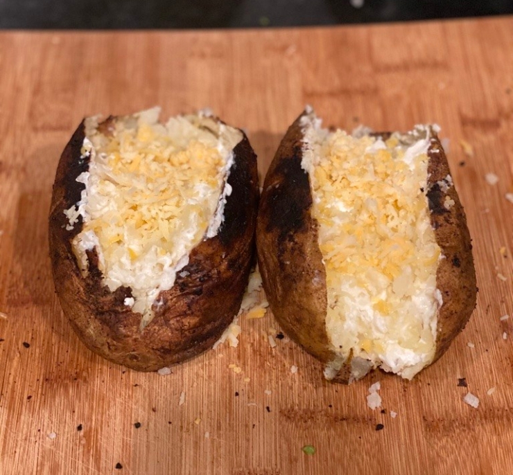 Easy Grilled “Baked” Potato